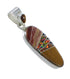 Authentic Sterling Silver Multicolor Inlay Southwest Pendant YX67943